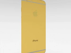 iphone 6 plus gold plated 3D Model