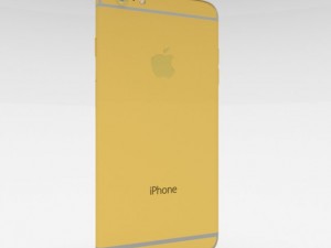 iphone 6 plus gold plated 3D Модель