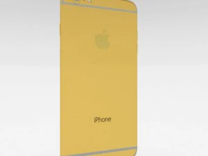 iphone 6 plus gold plated 3D Model
