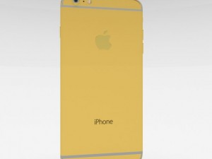 iphone 6 plus gold plated 3D Модель