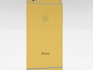 iphone 6 plus gold plated 3D Model