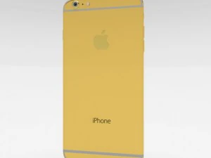 iphone 6 plus gold plated 3D Model