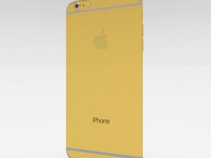 iphone 6 plus gold plated 3D Модель