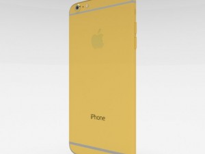 iphone 6 plus gold plated 3D Модель