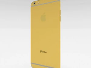 iphone 6 plus gold plated 3D Model