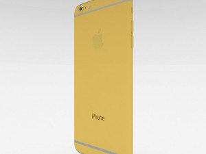 iphone 6 plus gold plated 3D Модель