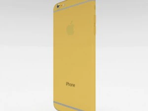 iphone 6 plus gold plated 3D Model