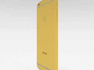 iphone 6 plus gold plated 3D Model