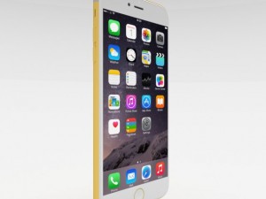 iphone 6 plus gold plated 3D Модель