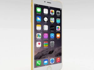 iphone 6 plus gold plated 3D Model