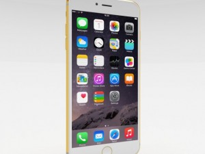 iphone 6 plus gold plated 3D Модель