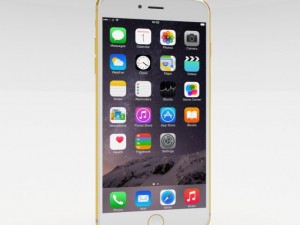 iphone 6 plus gold plated 3D Модель