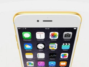 iphone 6 plus gold plated 3D Model