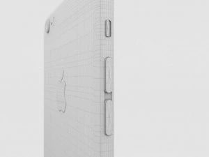 iphone 6 plus gold plated 3D Model