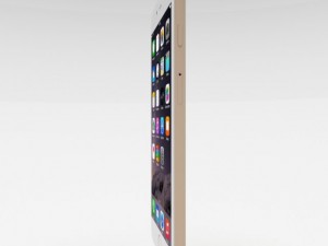 iphone 6 plus gold Model 3D