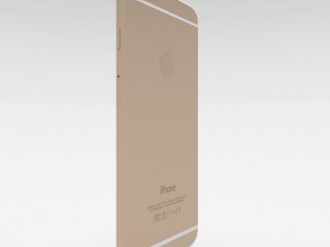 iphone 6 plus gold Model 3D