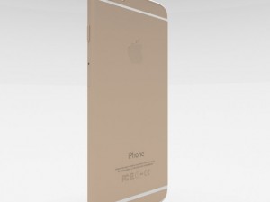 iphone 6 plus gold Model 3D