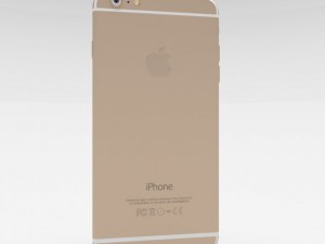 iphone 6 plus gold Model 3D