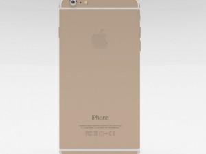 iphone 6 plus gold Model 3D