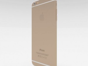 iphone 6 plus gold Model 3D