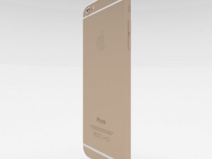 iphone 6 plus gold Model 3D