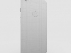 iphone 6 plus gold Model 3D