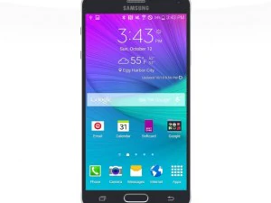 samsung galaxy note 4 charcoal black 3D Model