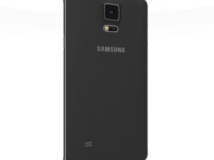 samsung galaxy note 4 charcoal black 3D Model