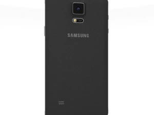 samsung galaxy note 4 charcoal black 3D Model