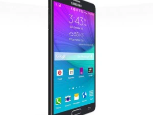 samsung galaxy note 4 charcoal black 3D Model