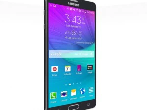 samsung galaxy note 4 charcoal black 3D Model