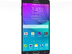 samsung galaxy note 4 charcoal black 3D Model