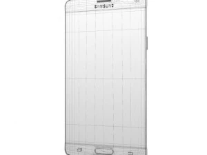 samsung galaxy note 4 charcoal black 3D Model