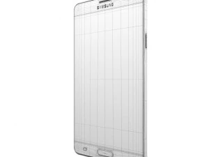samsung galaxy note 4 charcoal black 3D Model