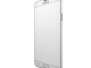 samsung galaxy note 4 charcoal black 3D Model