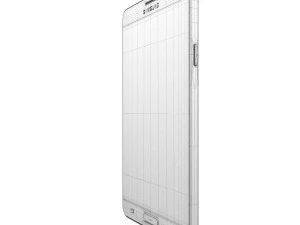 samsung galaxy note 4 charcoal black 3D Model