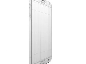 samsung galaxy note 4 charcoal black 3D Model