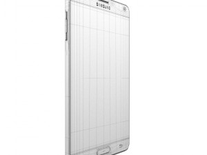 samsung galaxy note 4 charcoal black Modelo 3D