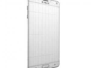 samsung galaxy note 4 charcoal black Modelo 3D