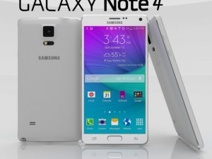 samsung galaxy note 4 frosted white Model 3D