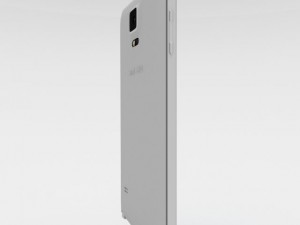samsung galaxy note 4 frosted white Modelo 3D