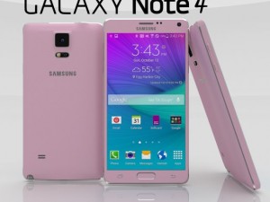 samsung galaxy note 4 blossom pink Model 3D