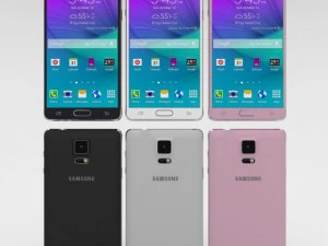 paket samsung galaxy note 4 Model 3D