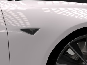 tesla model s with chassis-interior Modelo 3D