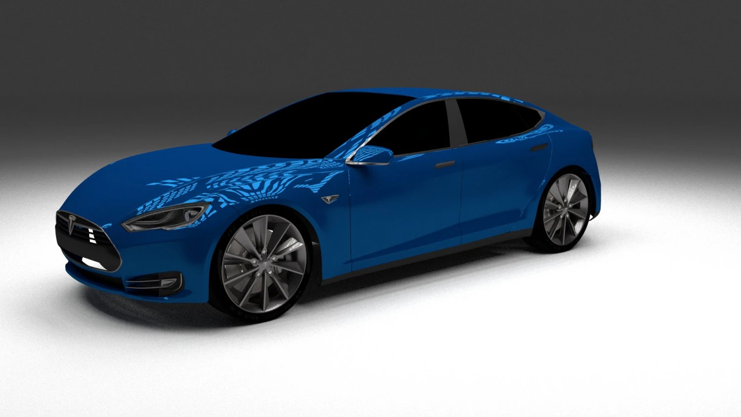 tesla model s p85 3D Model .c4d .max .obj .3ds .fbx .stl .blend 