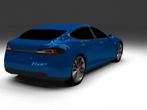 tesla model s p85 3D Model