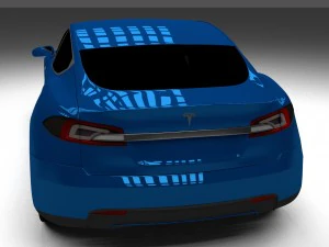 tesla model s p85 3D Model