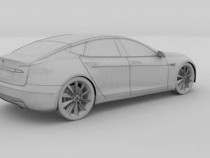 tesla model s p85 3D Model
