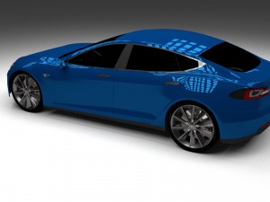 tesla model s p85 Model 3D