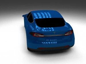 tesla model s p85 3D Model